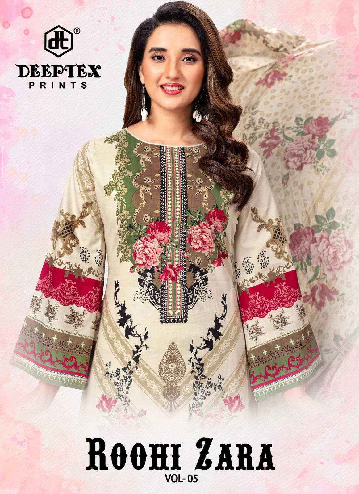 ROOHI ZARA KARACHI VOL-5 BY DEEPTEX PRINTS